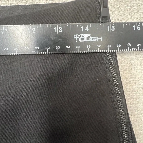 Everlane Dress Pants The‎ Side-Zip Ankle Stretch Cotton Work Womens Black Size 6 - Picture 8 of 15